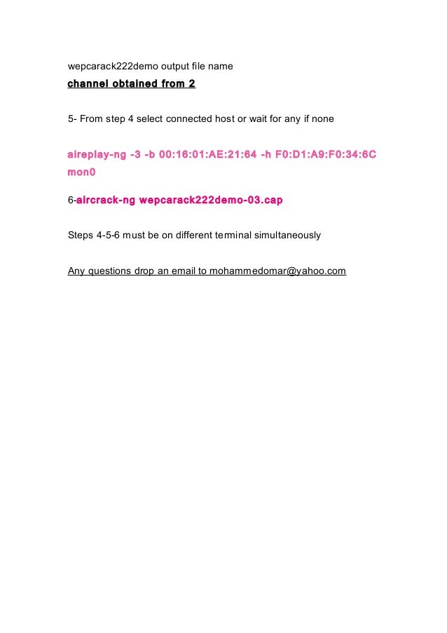 crack wifi backtrack 5 r3 wep